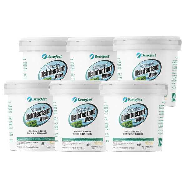 Benefect Botanical Disinfectant Wipes (Case of 6)